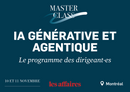 2026-11-10 & 2026-11-11***Masterclass IA générative et agentique